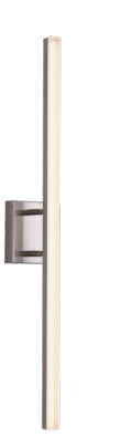 IW72 Description:36"L x 4-3/4"H x Ext.5" Length:915mm Height:120mm,Ext.125mm Canopy:W145mm x H120mm Material:Steel +Acrylic Finish:Brushed Nickel Lighting Source:LED 24W 4000K