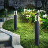 10w garden aluminium bollard light