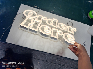 LED Acrylic Imitation Neon Sign