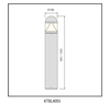 CE 25W IP65 800mm LED Bollard Light