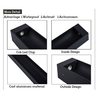 5W COB H400 or H600 bollard lighting ip66