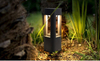 10w garden aluminium bollard light